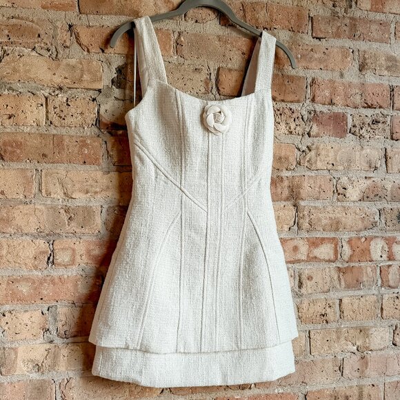 Chic Cream Mini Dress - Picture 6 of 16